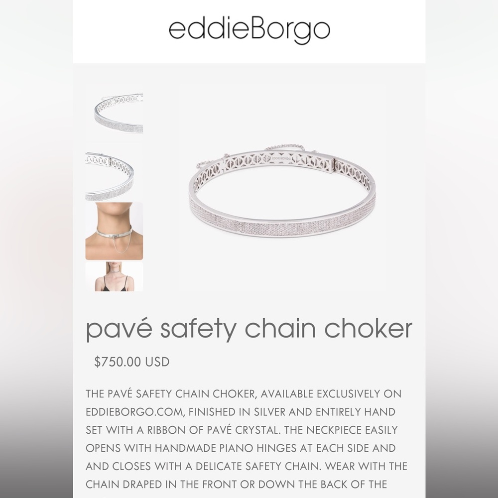 Eddie Borgo Safety Chain Choker